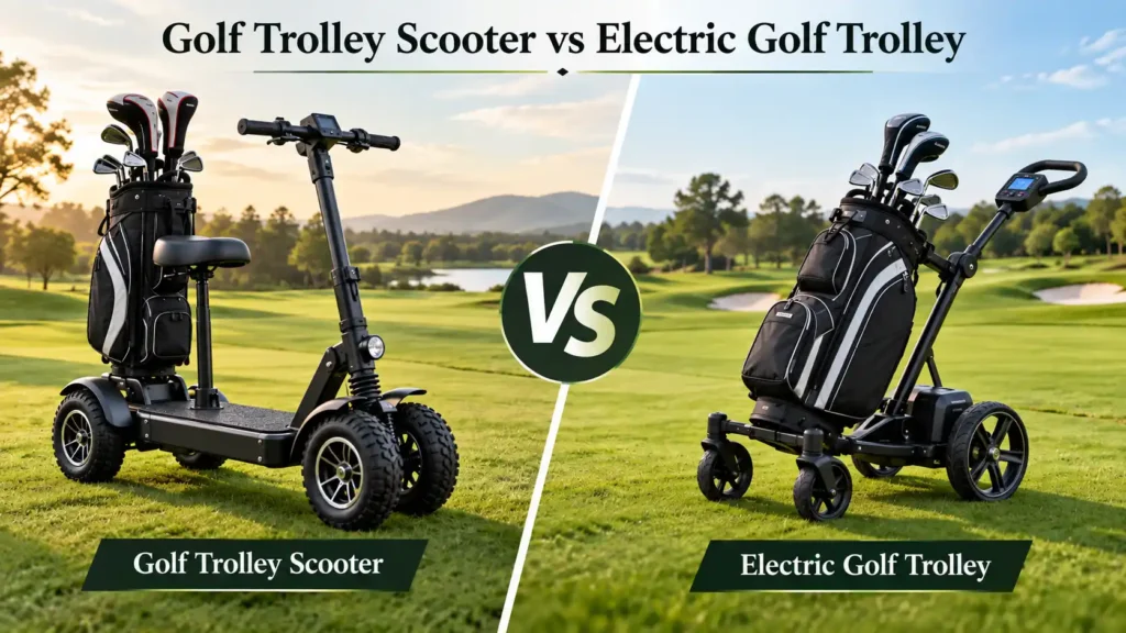 Golf Trolley Scooter vs Electric Golf Trolley: Which Is Better?
